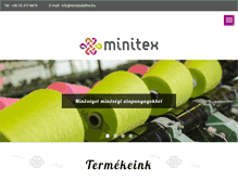 Tablet Screenshot of minitexkelme.hu